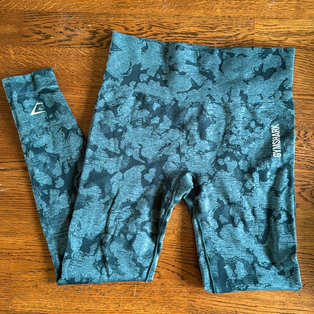 Gymshark Adapt Camo Leggings - Green